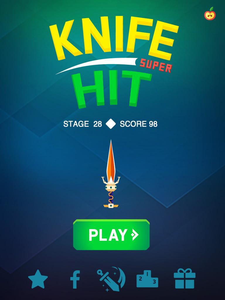 Скриншот игры Super Knife Hit