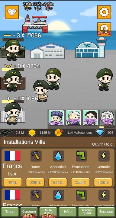 Screenshot 1 of Idle Tap Soldier 1.071