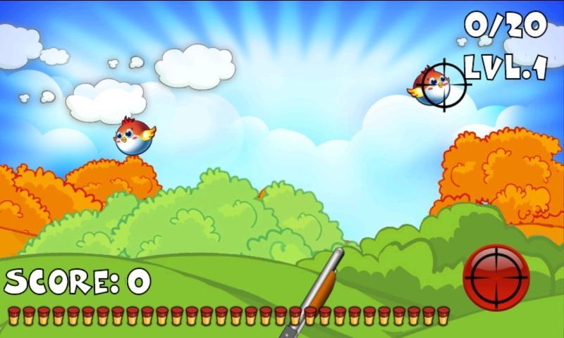 Tiny Bird Hunting Game Screenshot