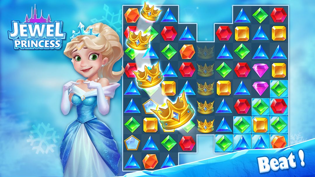 Jewel Princess - Match Frozen screenshot game