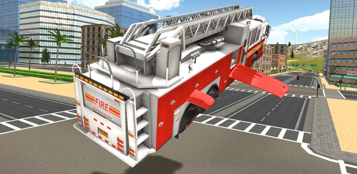 Banner of Fire Truck Flying Car 1.22