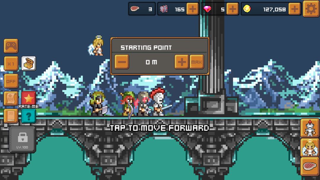 Screenshot of Tap Knight and the Dark Castle