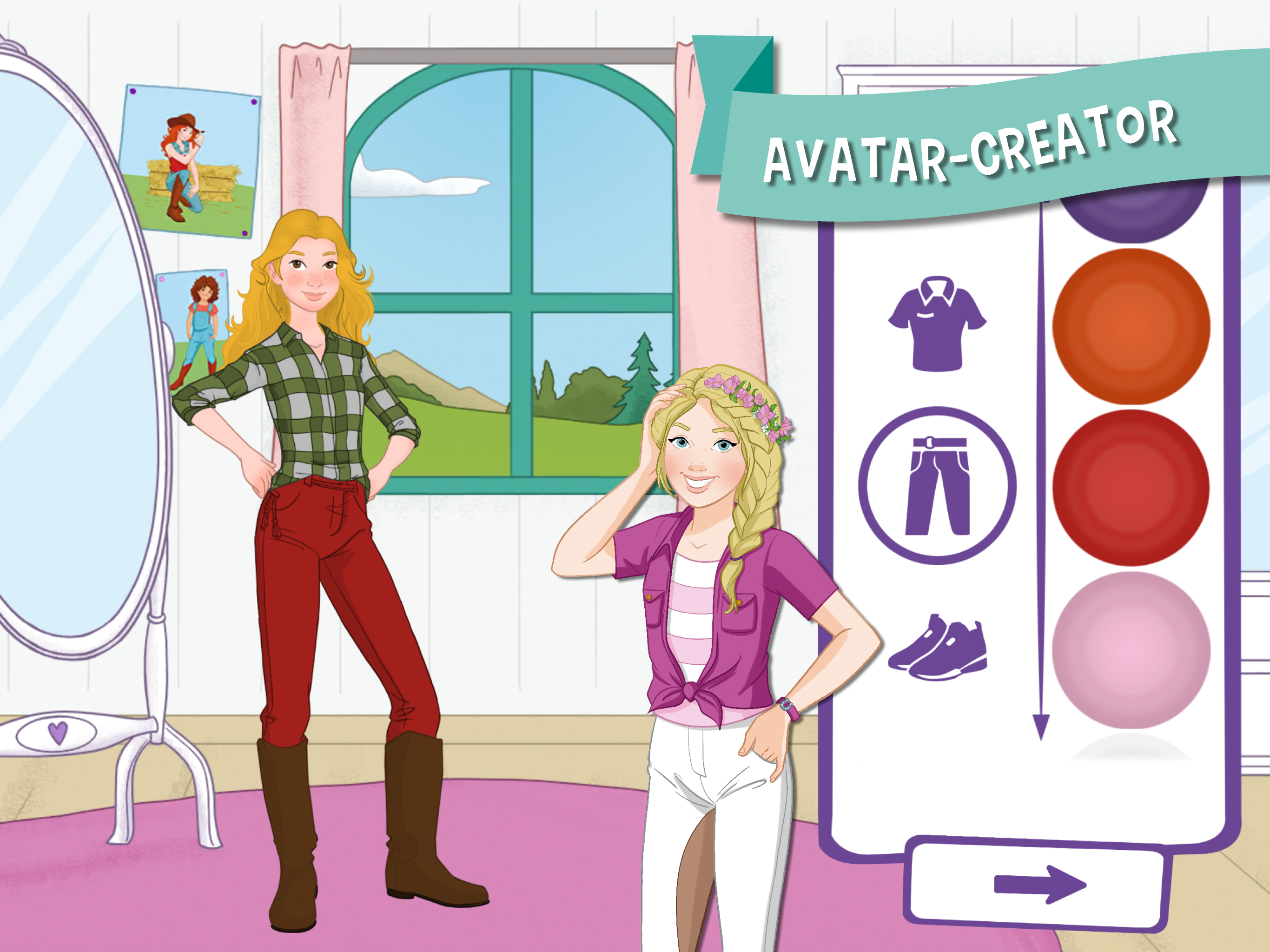 Captura de Tela do Jogo HORSE CLUB Pferde-Abenteuer