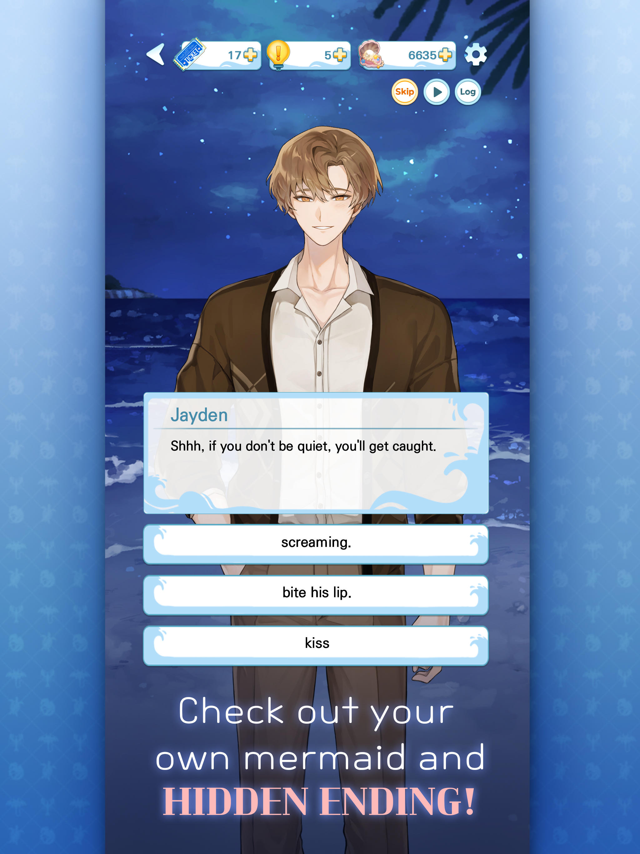 Screenshot of Aqua Romance: Mermaid Otome