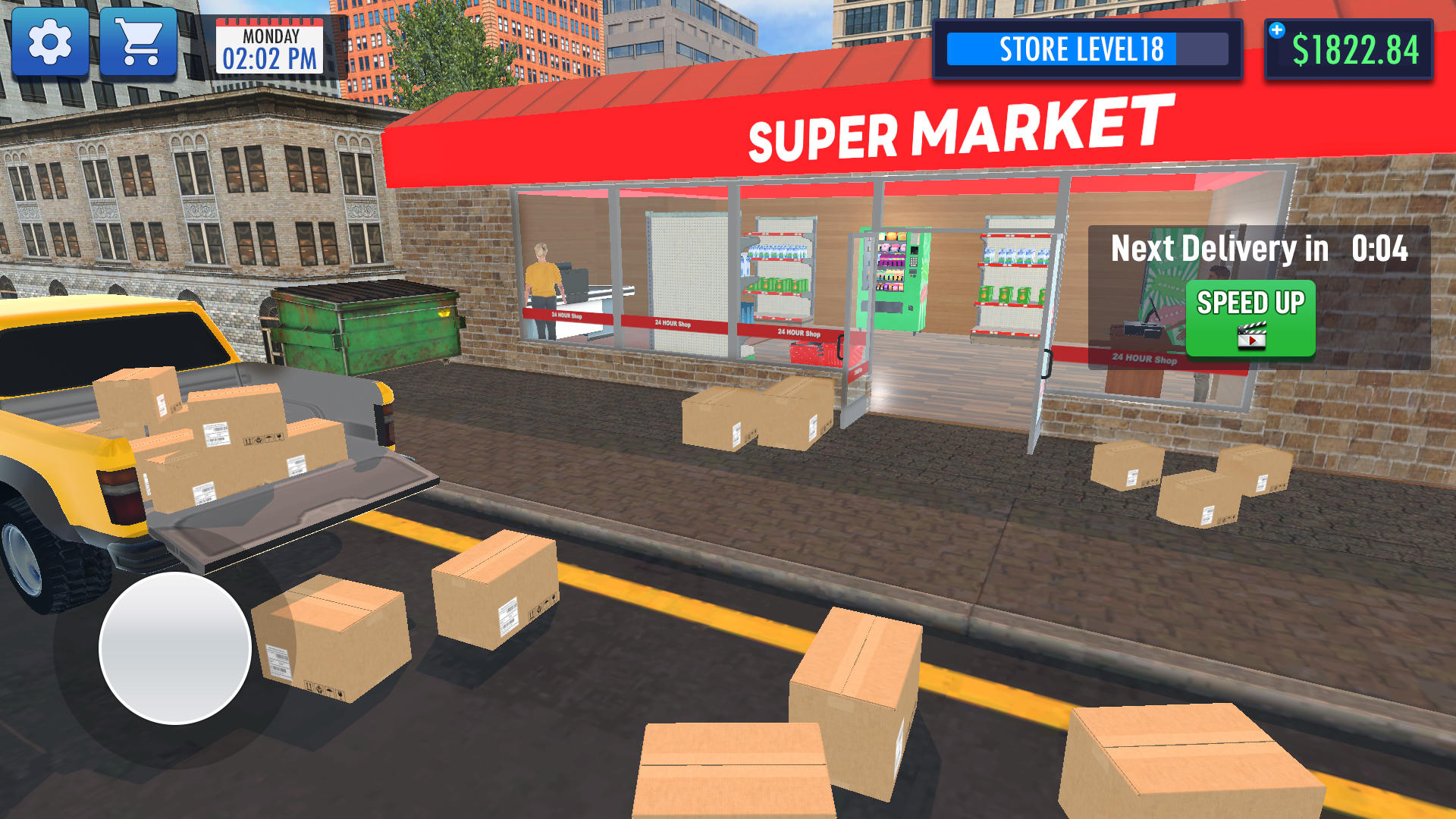 Supermarket Cashier Manager Game Screenshot