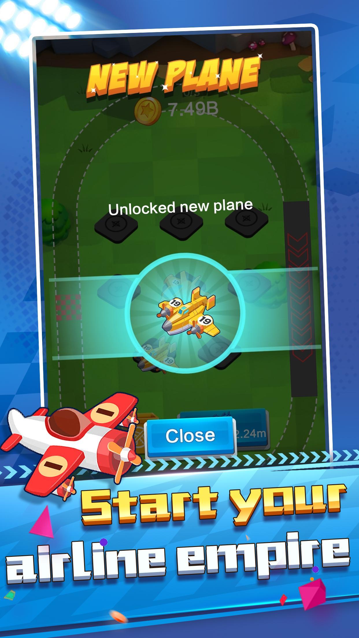 Merge Plane - Idle Games Game Screenshot