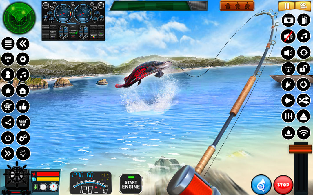 Screenshot of Fishing Boat Driving Simulator