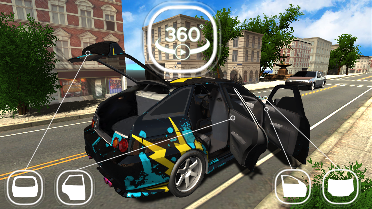 Urban Car Simulator Game Screenshot