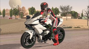 Kawasaki Ninja H2 Simulator Game Screenshot