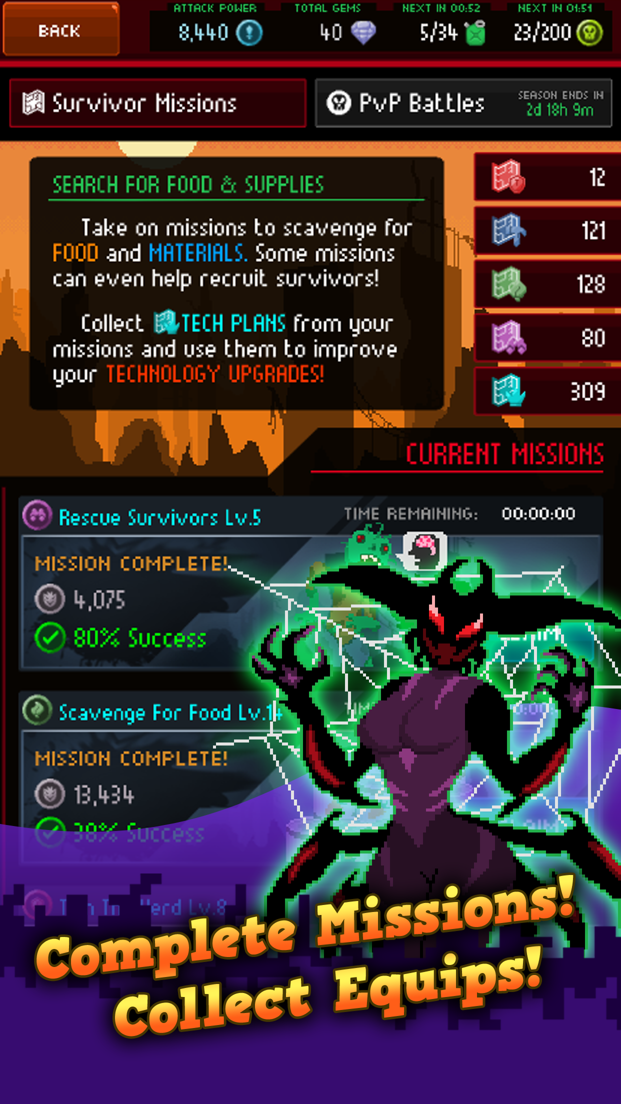 Clicker of the Dead: Idle Game Game Screenshot