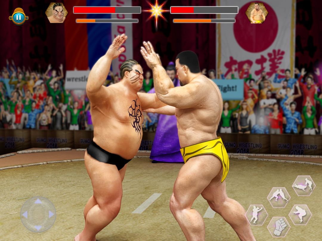 Screenshot of Sumo Stars Wrestling 2018: World Sumotori Fighting