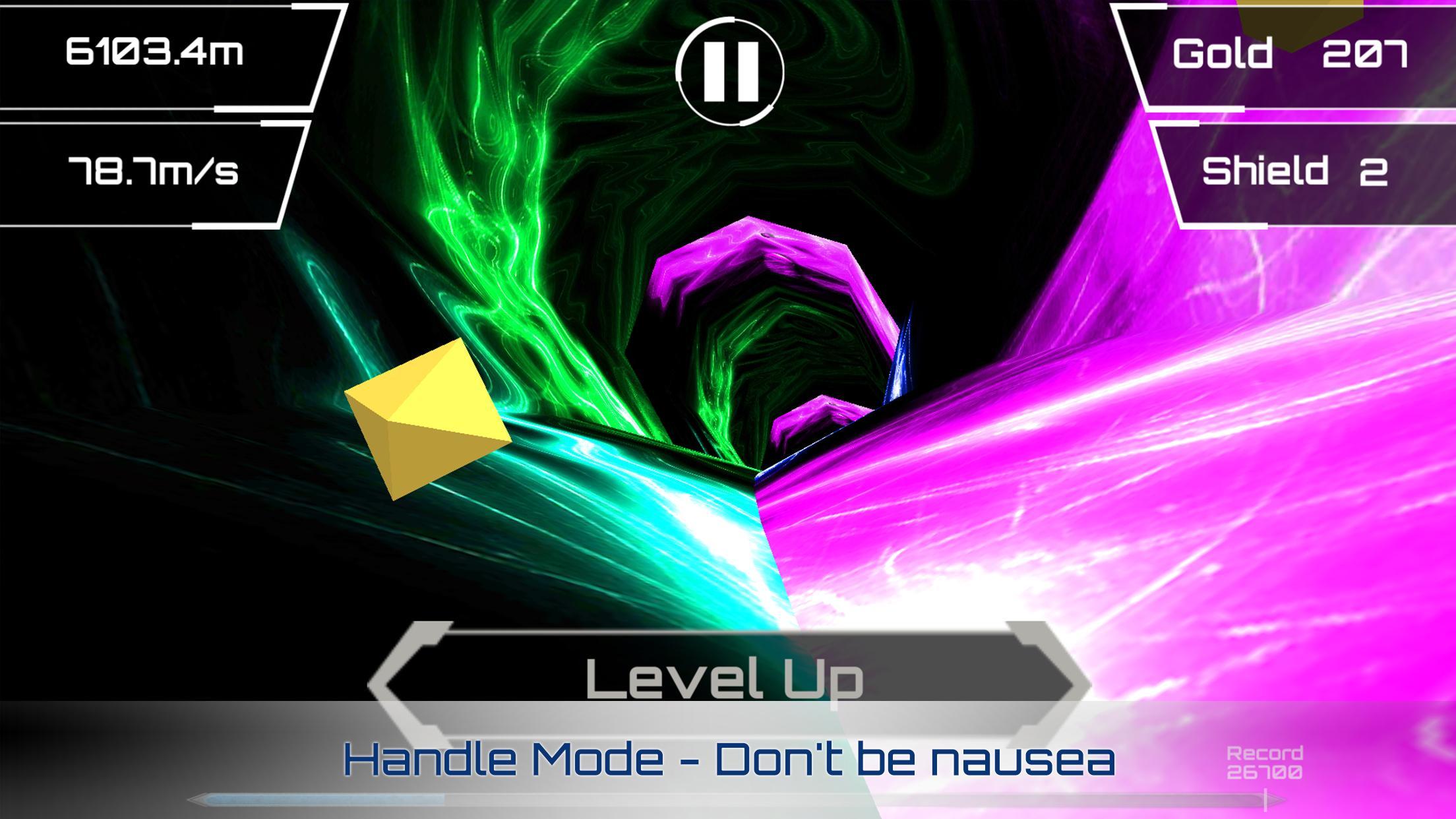 VR Tunnel Race Free (2 modes) Game Screenshot