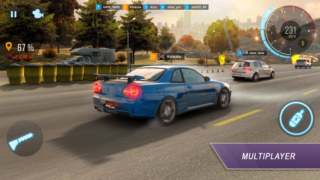 Screenshot of CarX Highway Racing