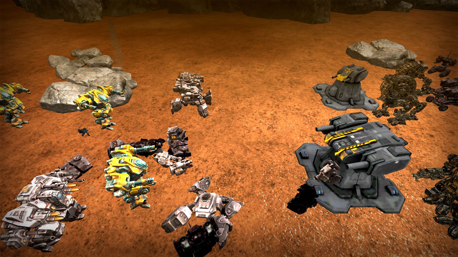 Screenshot of Mech Battle Simulator