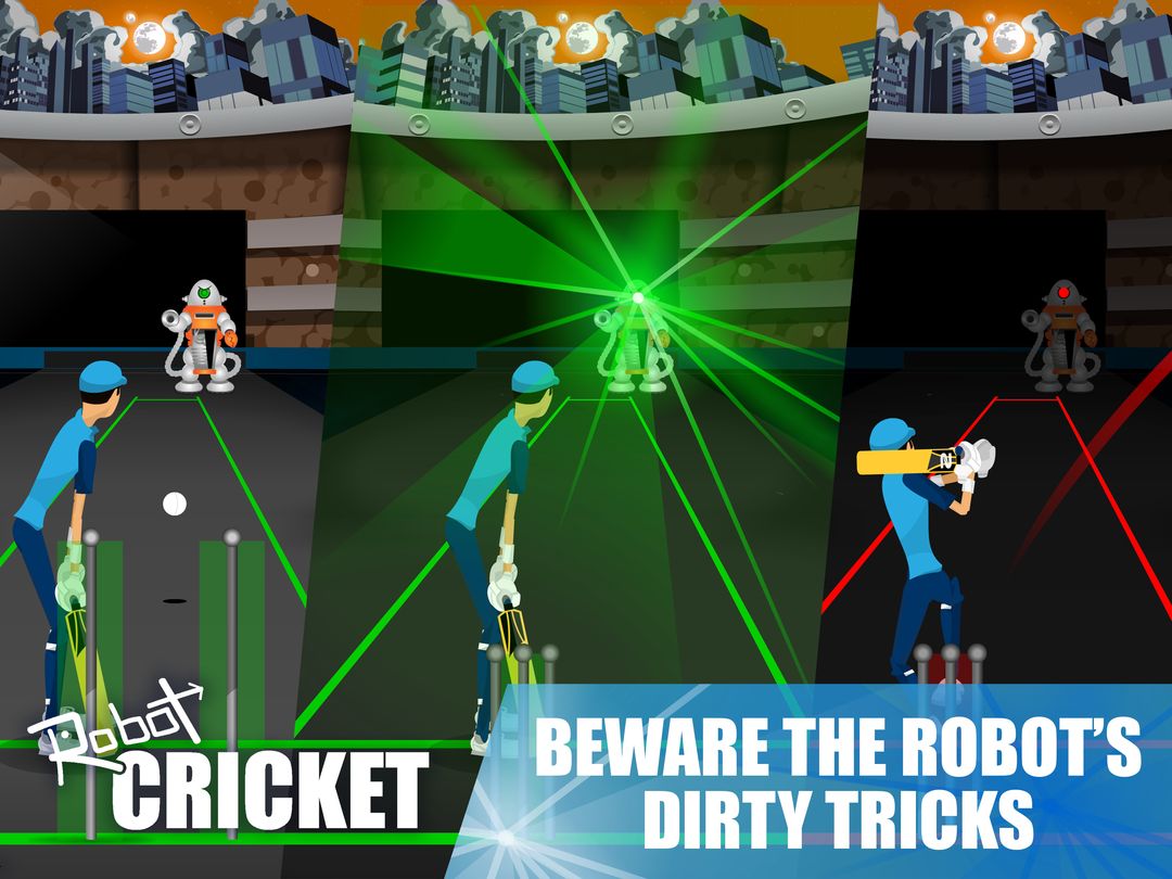 Robot Cricket 게임 스크린 샷