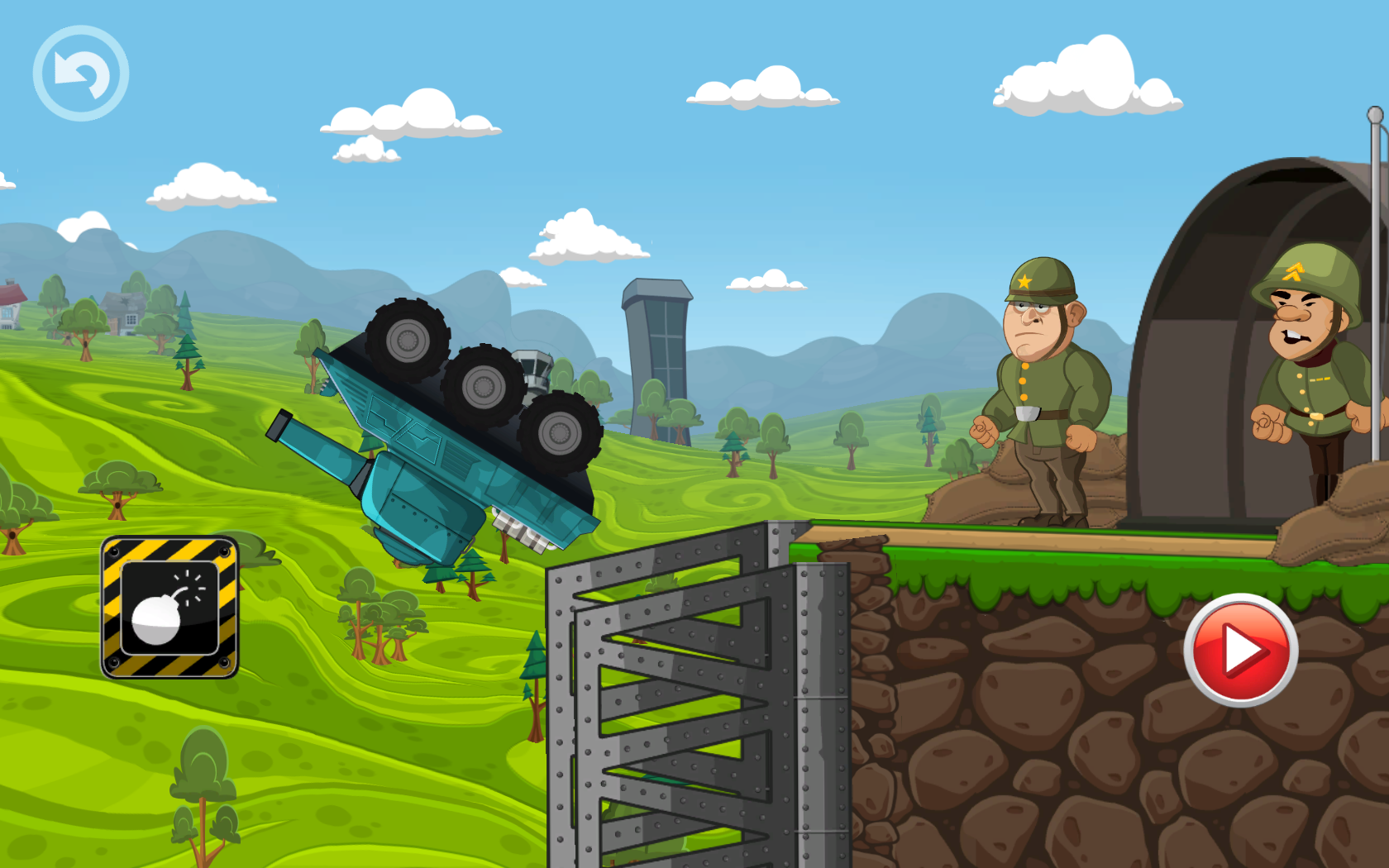 Mini Tanks World War Hero Race Game Screenshot