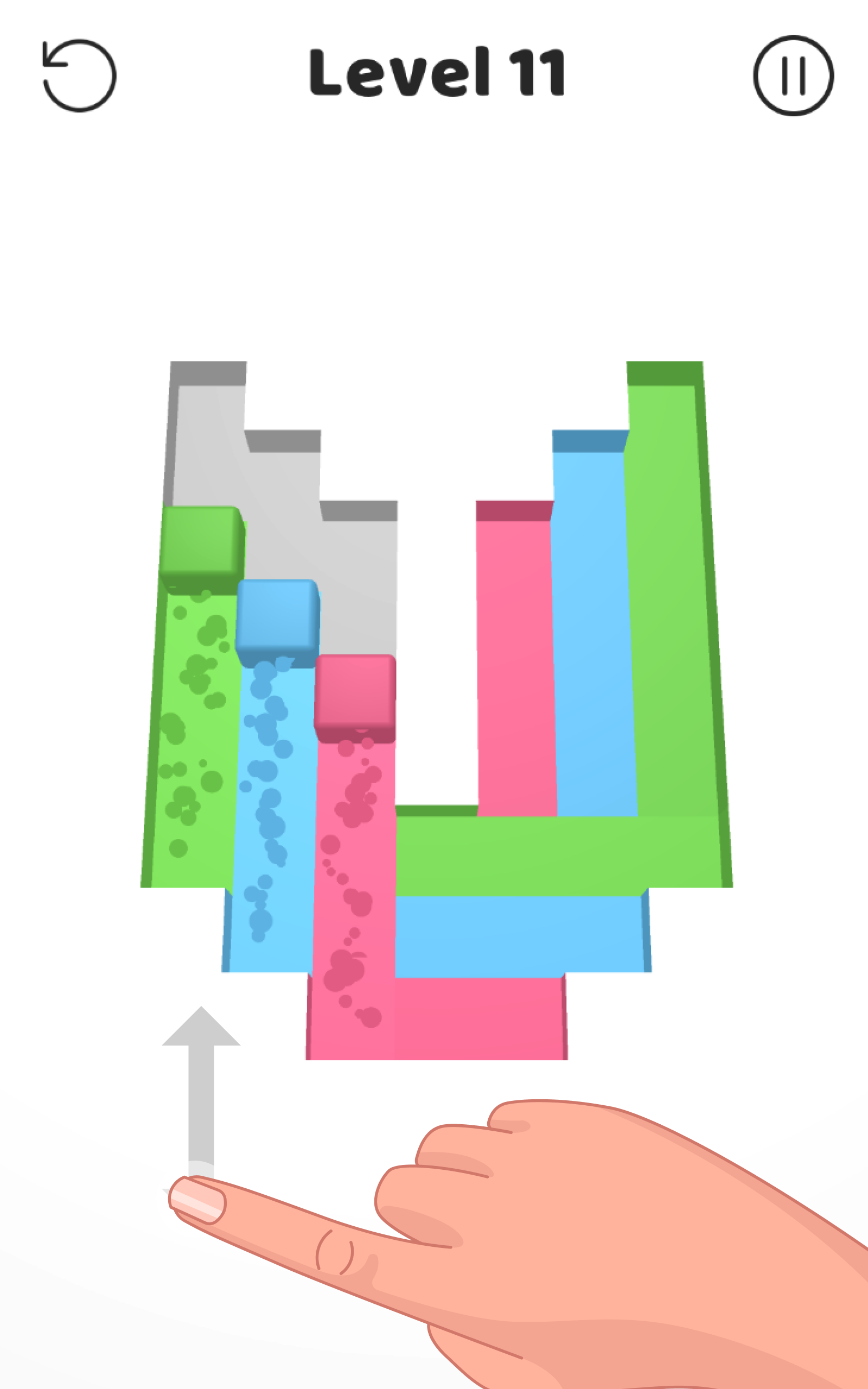 Screenshot of Color Swipe