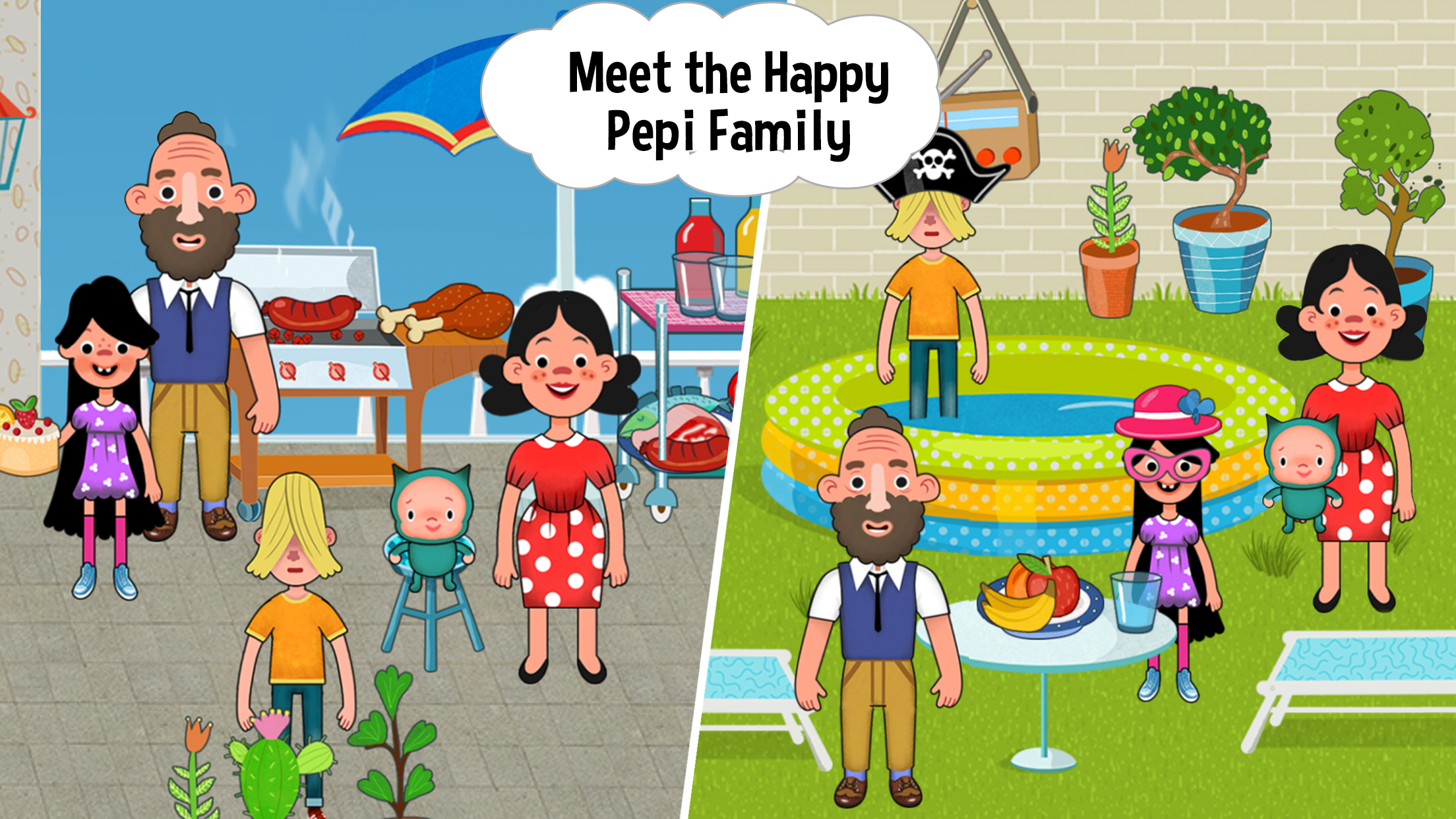 Pepi House: Happy Family 게임 스크린 샷