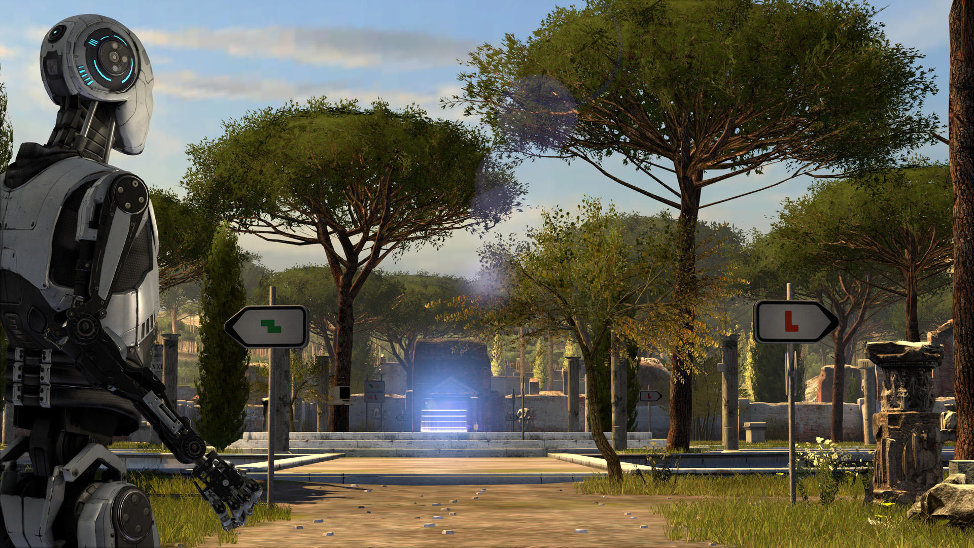 Screenshot of the video of The Talos Principle