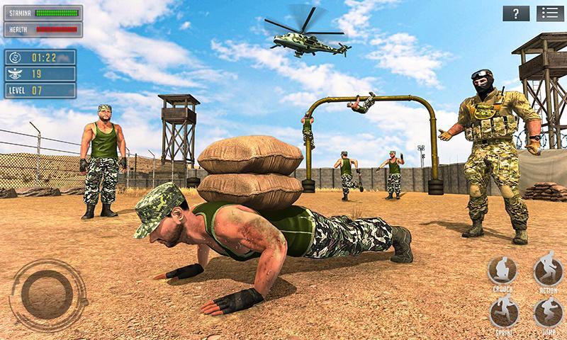Screenshot of US Army Training School Game