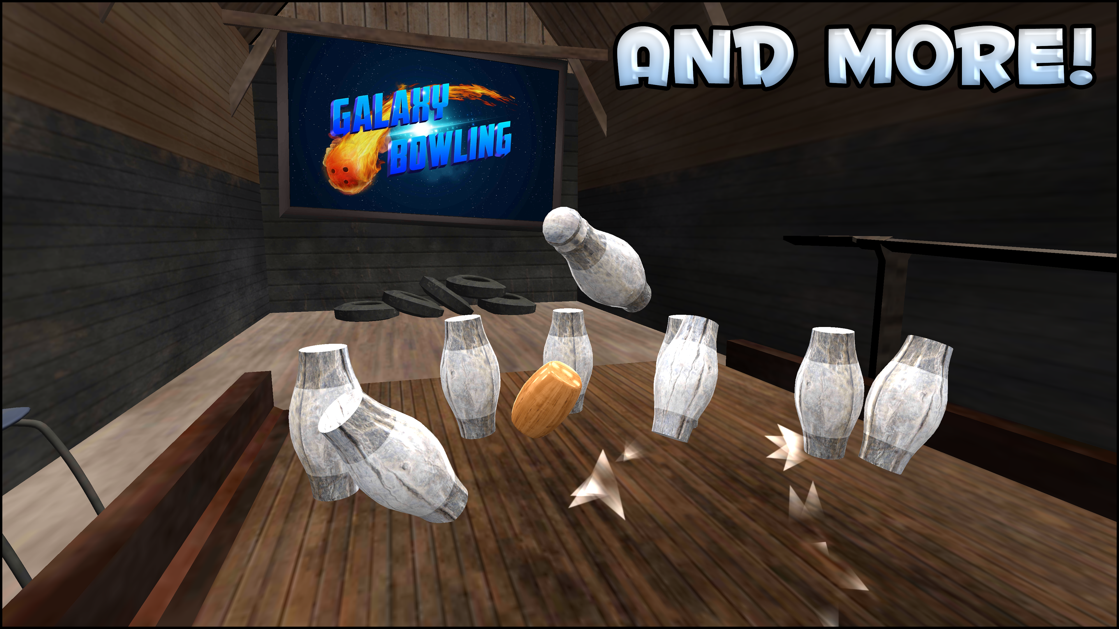 Galaxy Bowling 3D Game Screenshot