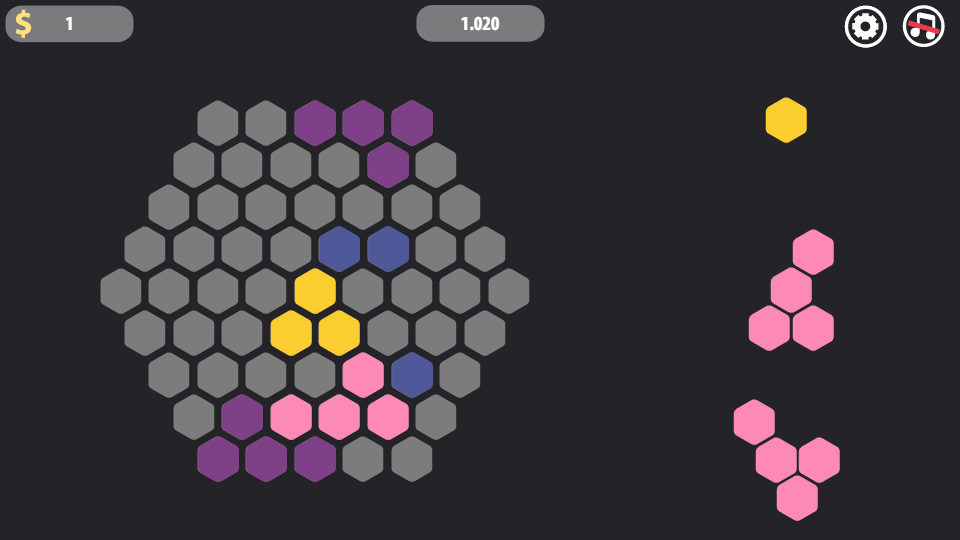 Hexable screenshot game
