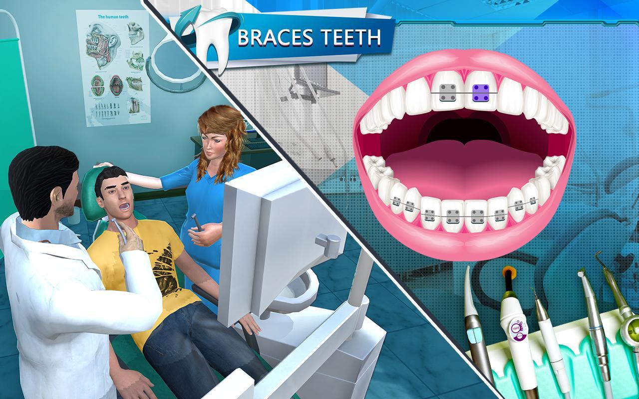 Captura de Tela do Jogo Dentist Surgery ER Emergency Doctor Hospital Games