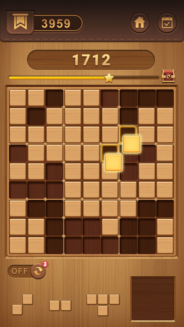 나무 블록 스도쿠 게임 - 클래식 브레인 퍼즐 게임 스크린 샷