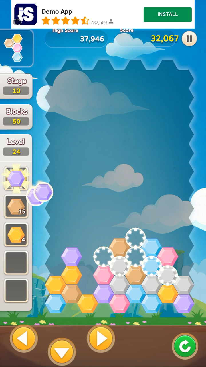 Matchtris (Free 3 Match Block Puzzle Game) Game Screenshot