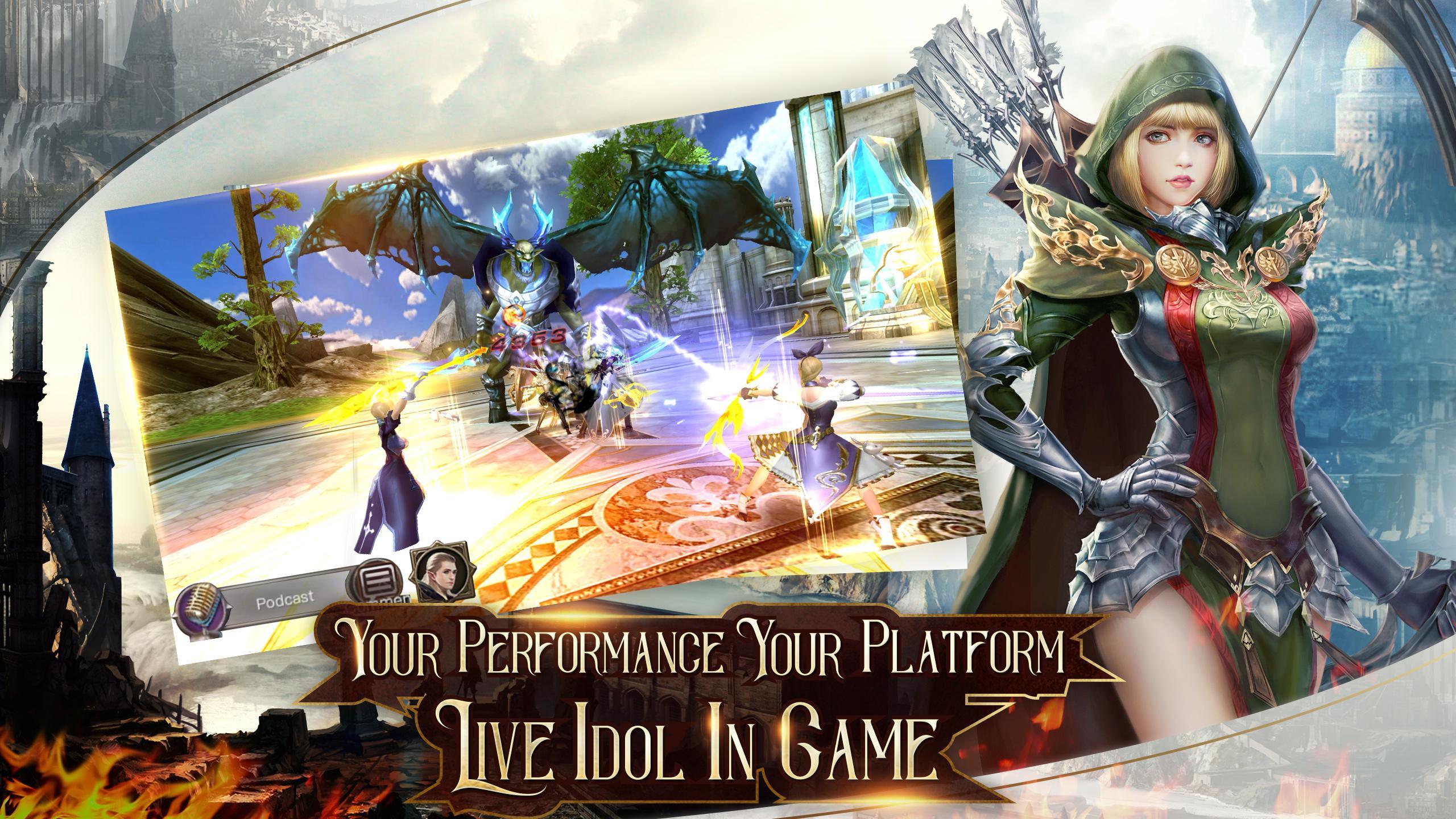 Immortal Thrones-3D Fantasy Mobile MMORPG Game Screenshot
