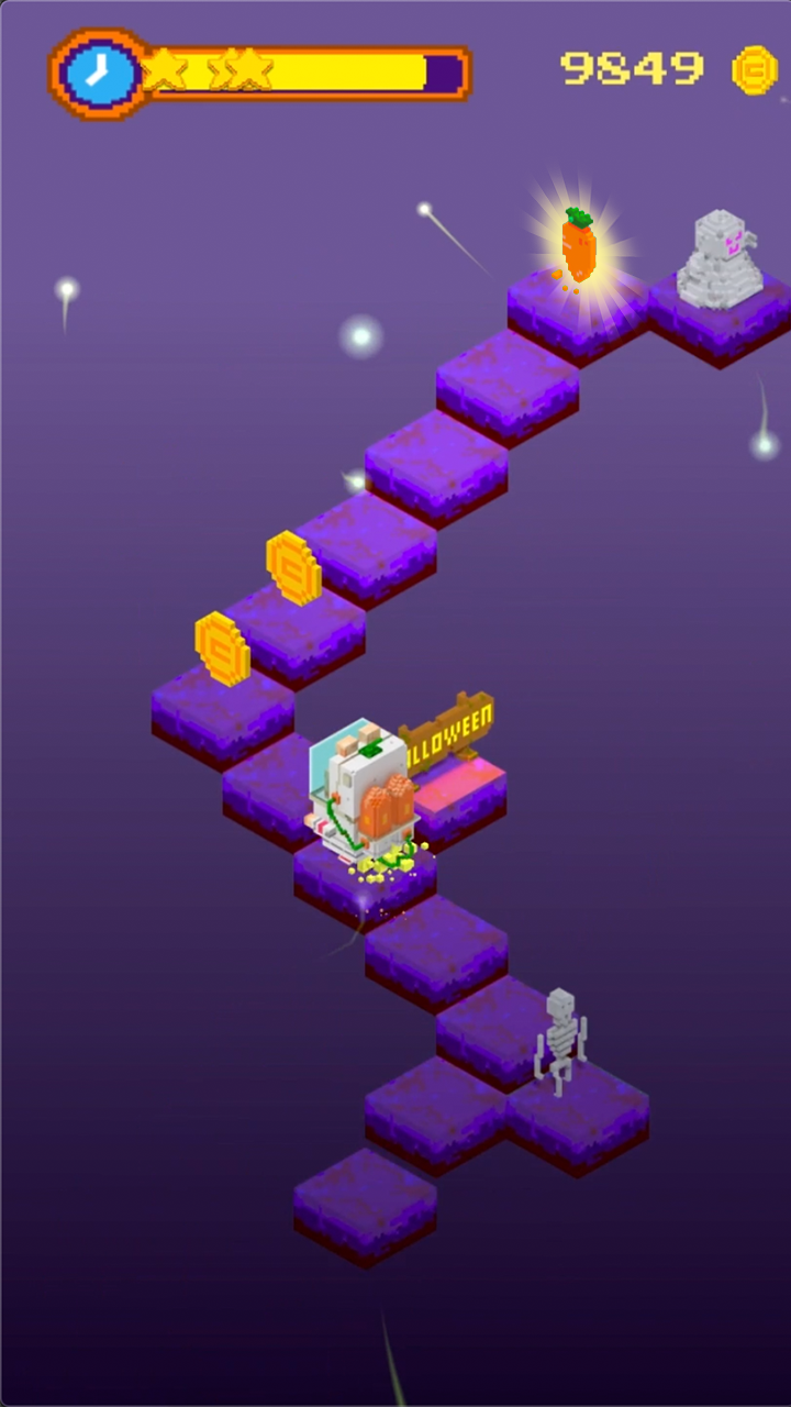 Rabbit Jumping Game Screenshot