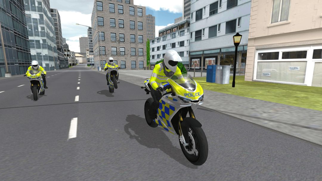 Screenshot of Police Motorbike Simulator 3D