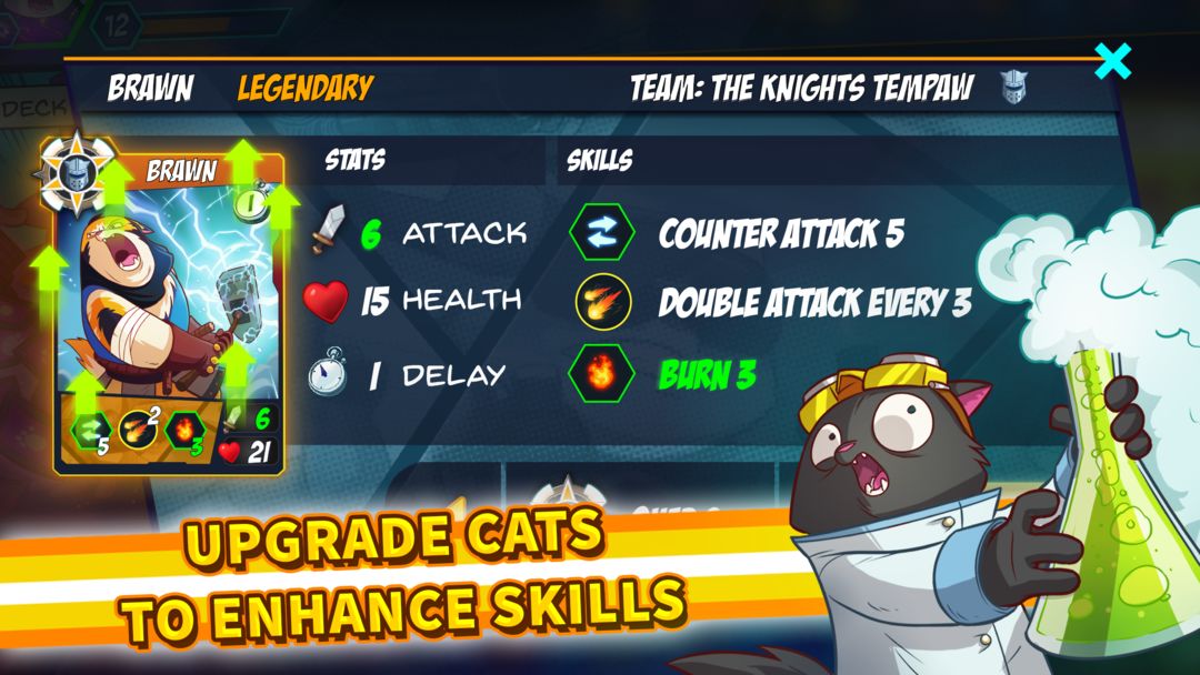 Tap Cats: Epic Card Battle (CCG) screenshot game