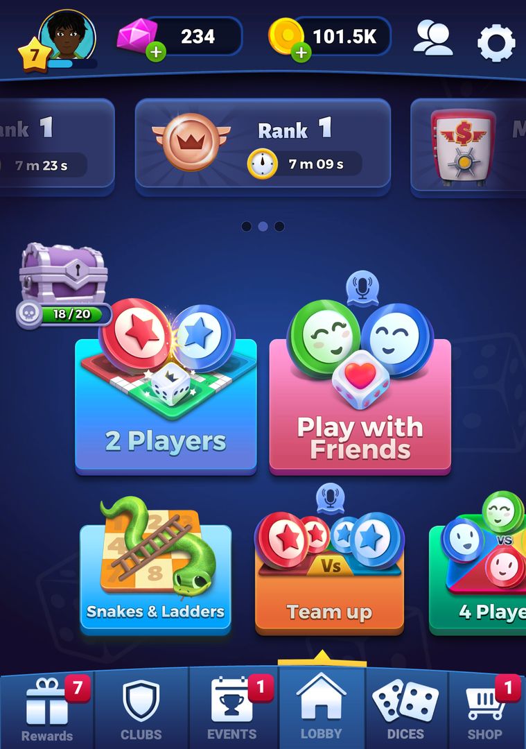 Ludo Titan screenshot game