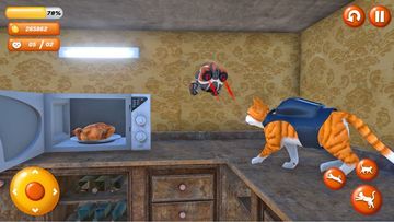 Cat Simulator 3D: いたずらゲーム ゲームのスクリーンショット