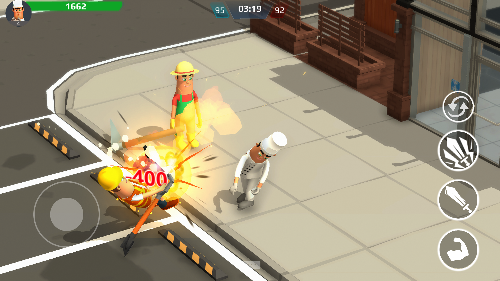 Screenshot of War job