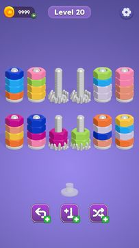 Color Nut Sort Game Screenshot