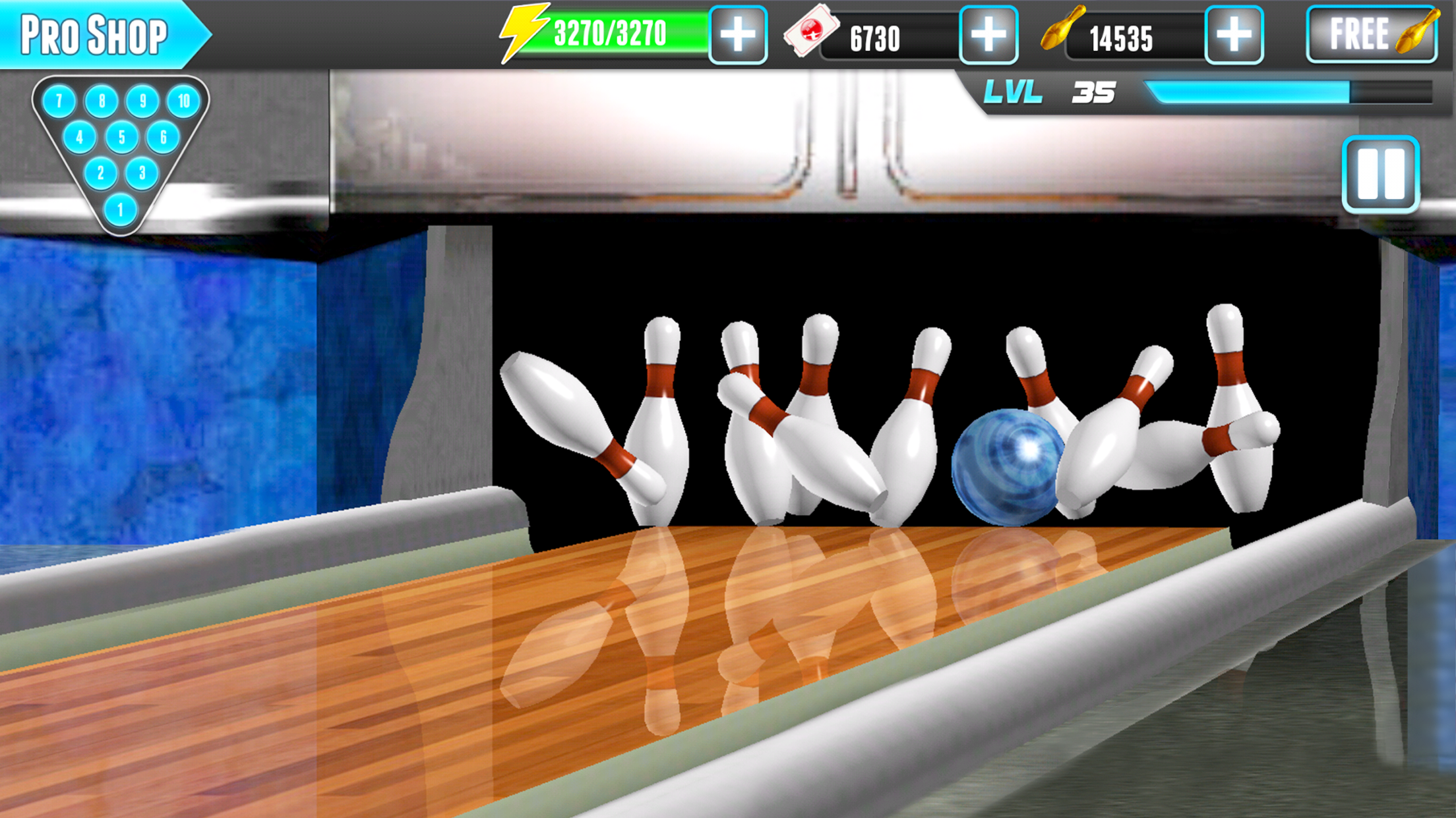 Cuplikan Layar Game PBA® Bowling Challenge
