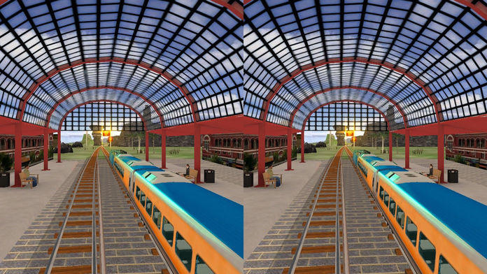Screenshot 1 of VR Subway Super Train Drive 2017 Pro 