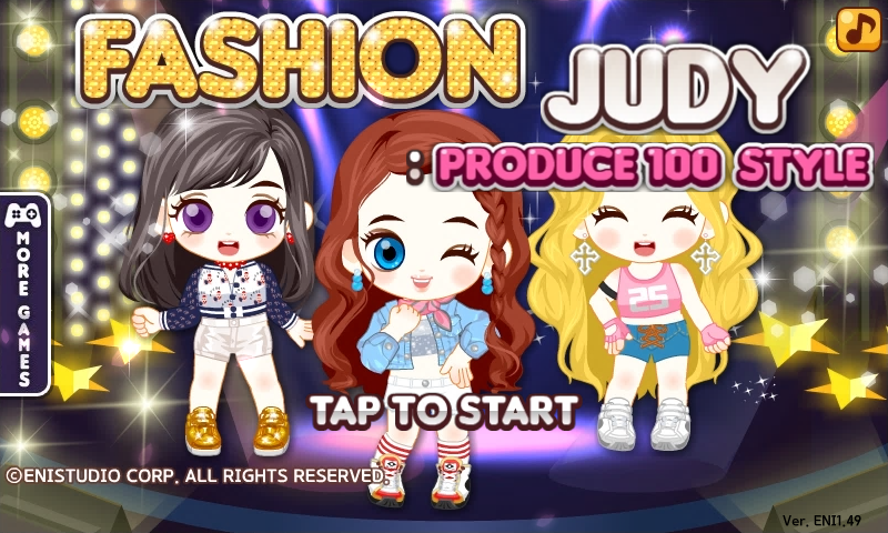 Cuplikan Layar Game Fashion Judy: Produce 100