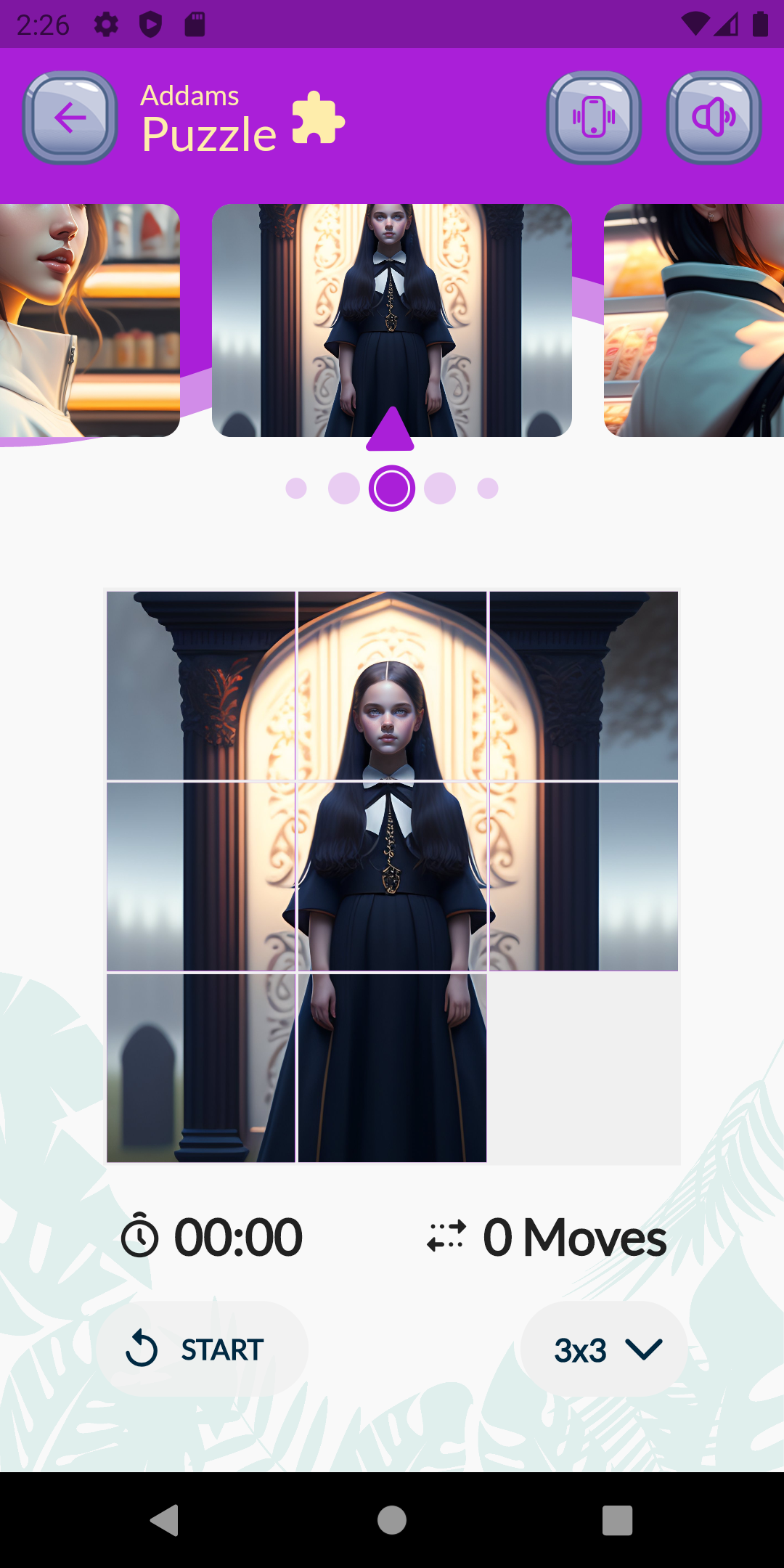 Wednesday Addams Game puzzle  Picture puzzles, Challenge games