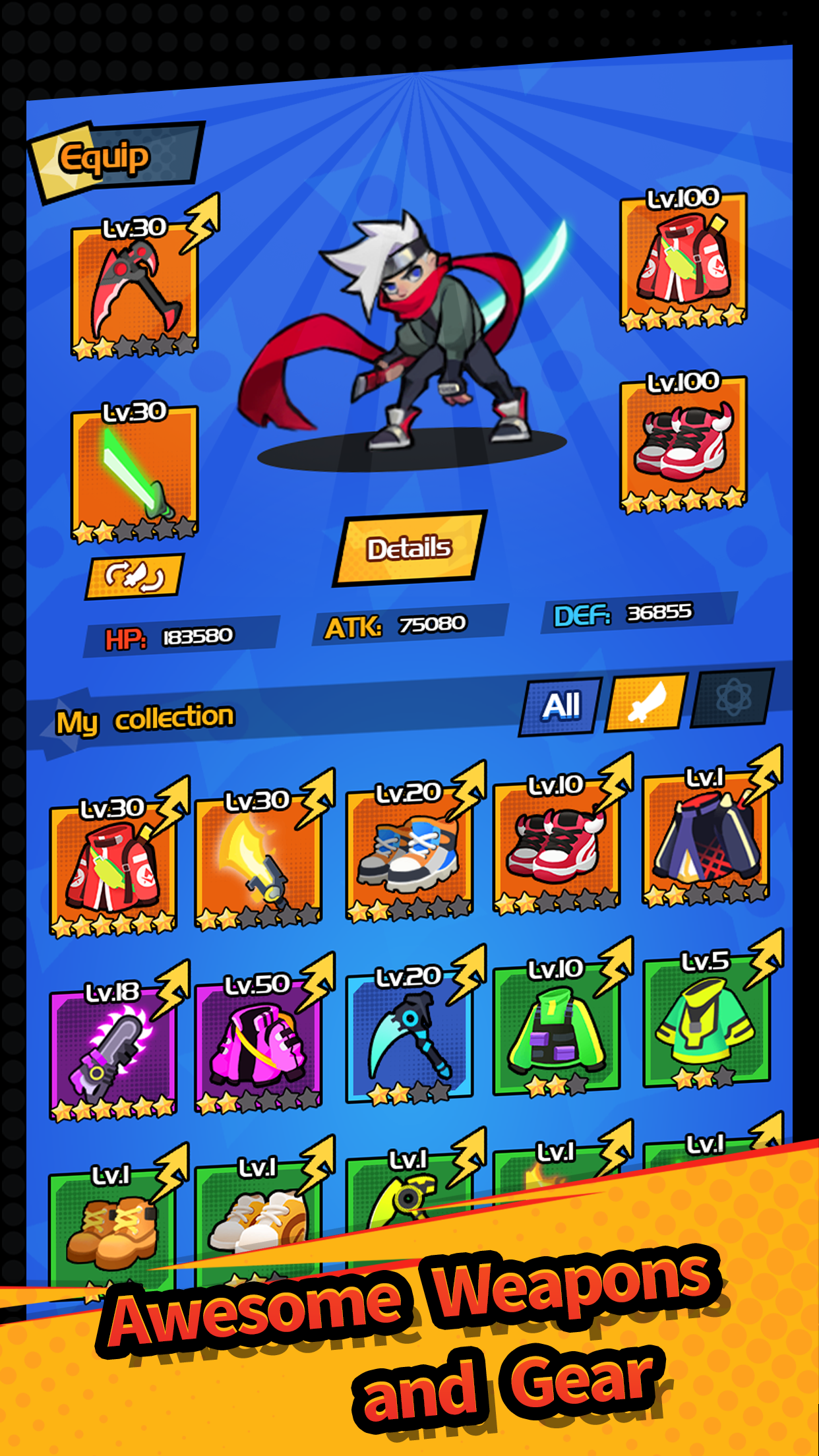 Monster Blades Game Screenshot