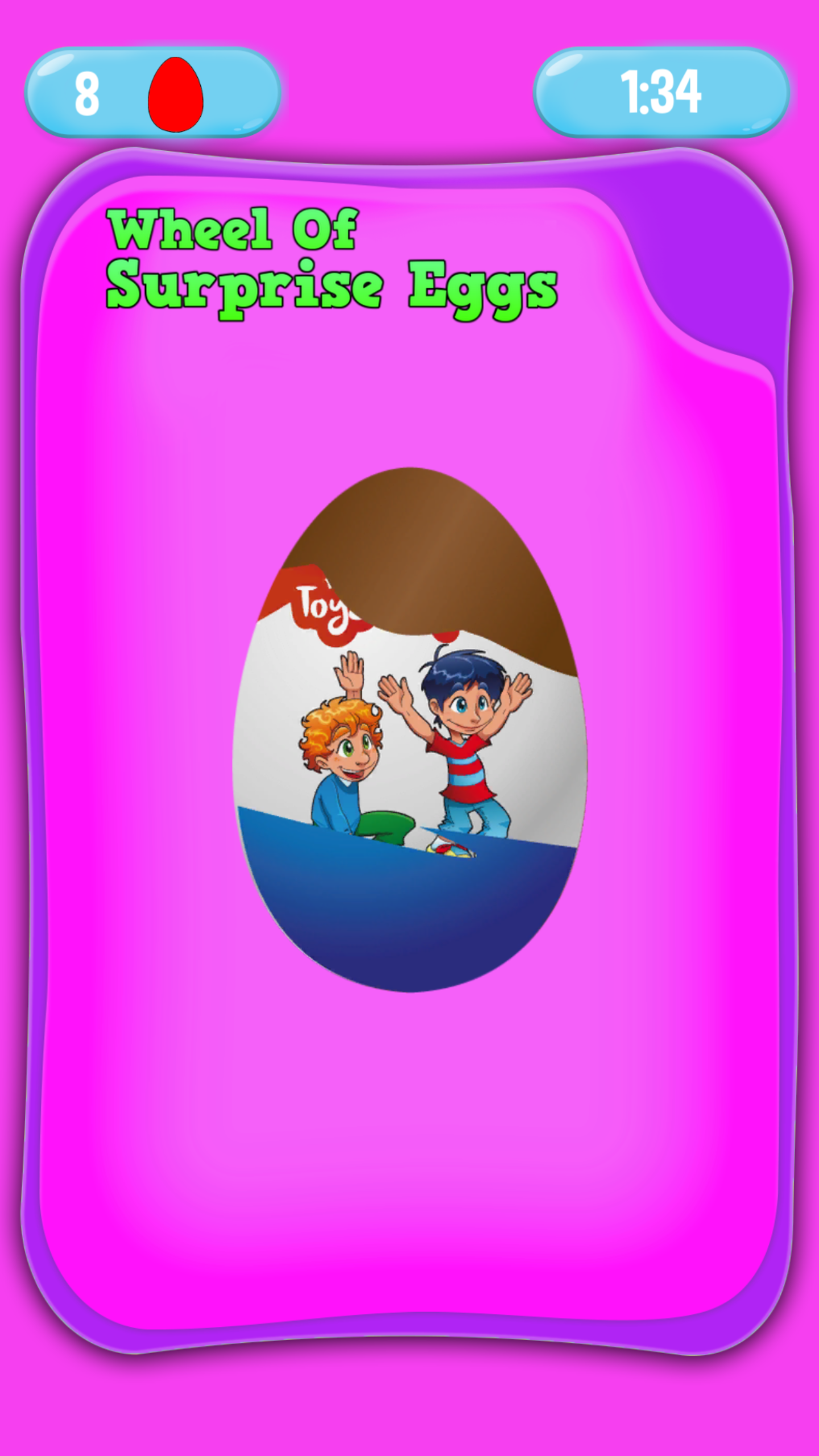 Wheel Of Surprise Eggs screenshot game