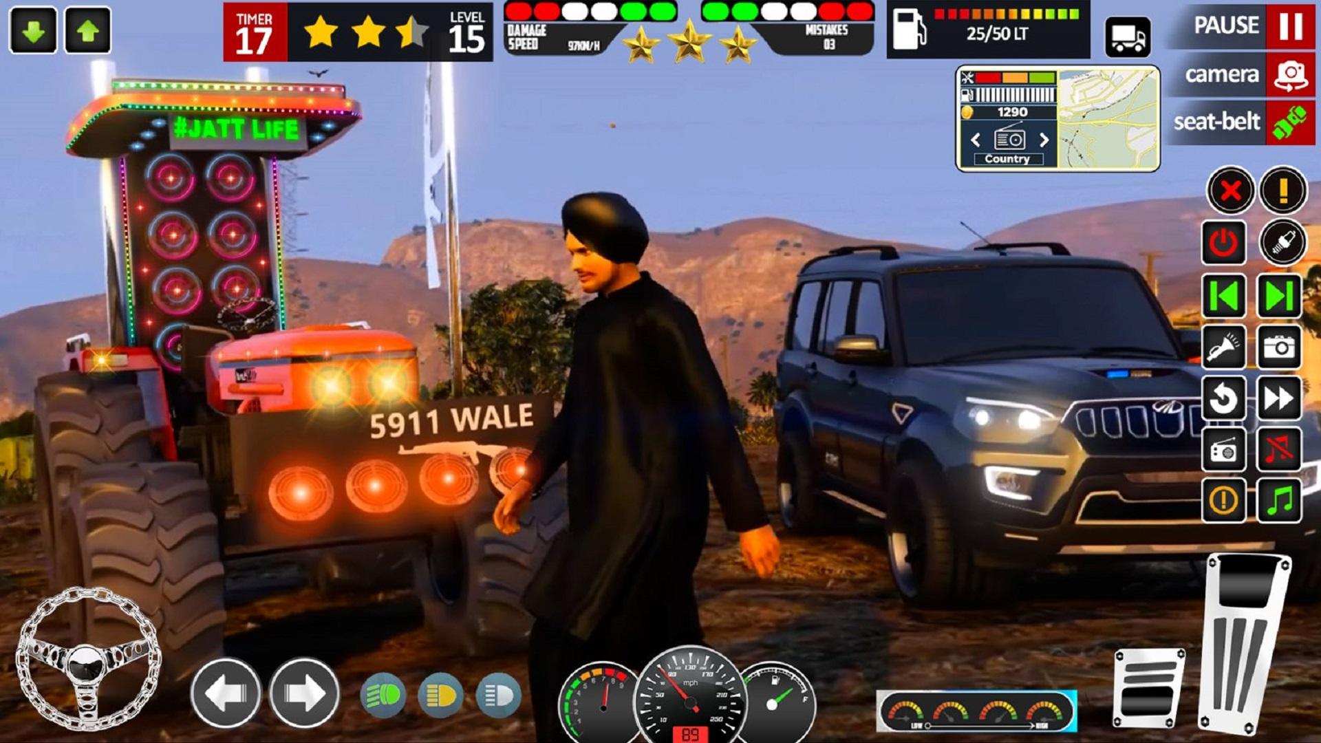Indian Tractor Farming Game 3D screenshot game