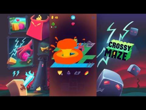 Screenshot of the video of Crossy Maze