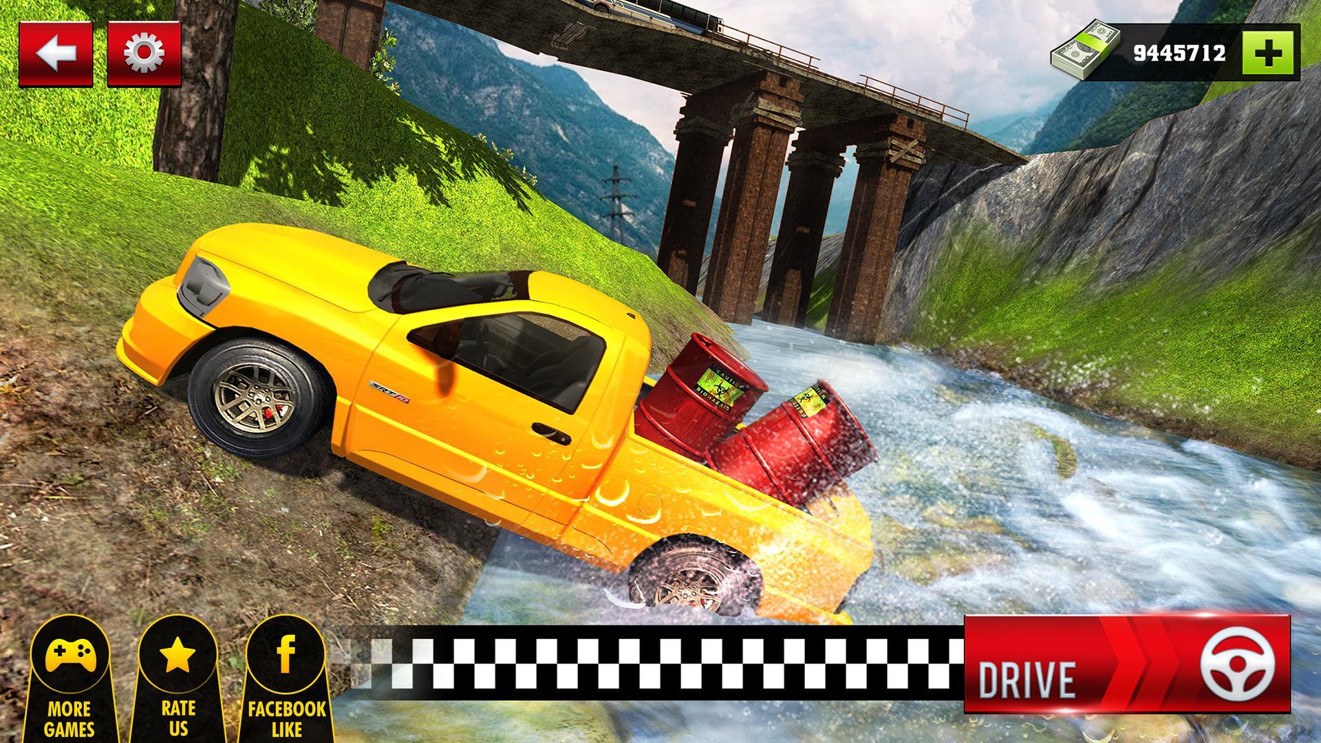 Offroad Hilux Pickup Truck Dri Game Screenshot