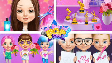 Sweet Baby Girl Pop Stars Game Screenshot