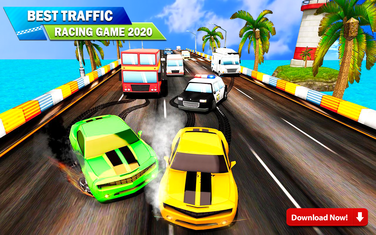 Screenshot 1 of राजमार्ग पुलिस कार रेसिंग और एम्बुलेंस बचाव 1.4