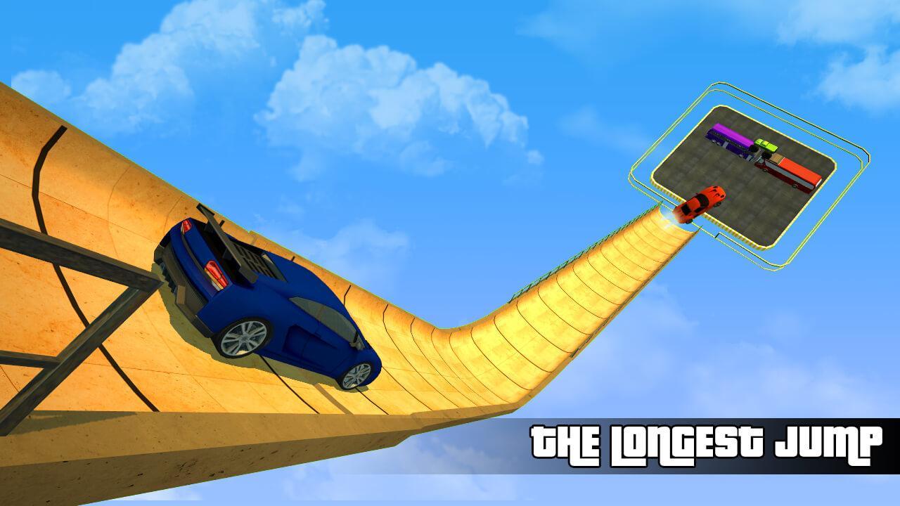 Biggest Mega Ramp Jump - Driving Games ゲームのスクリーンショット