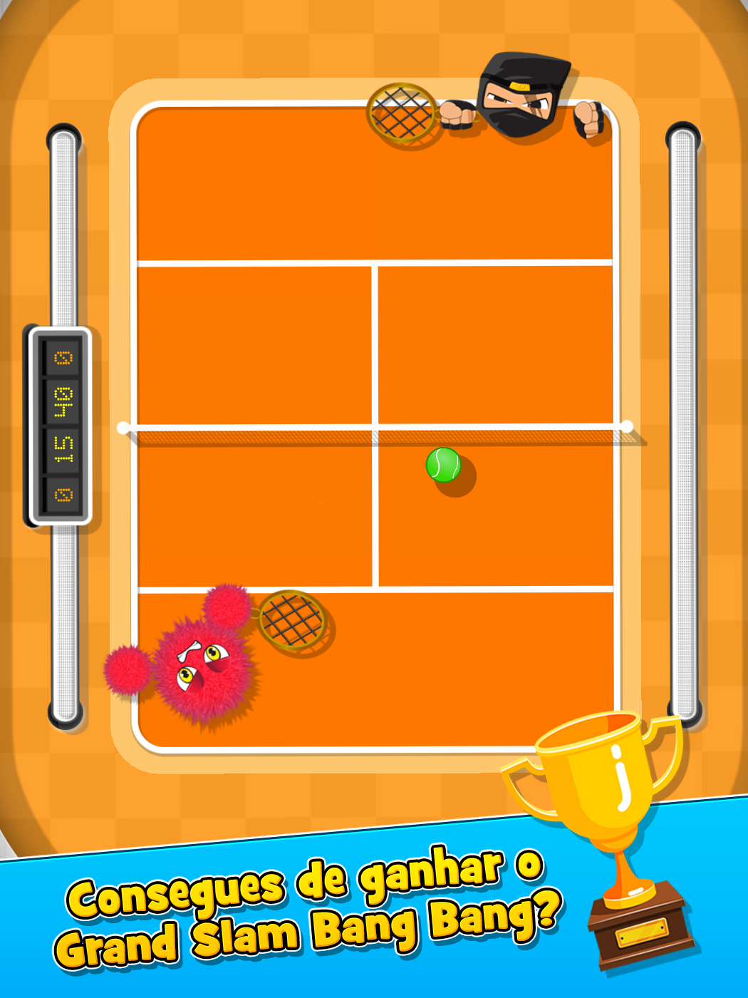 Captura de Tela do Jogo Bang Bang Tennis Game